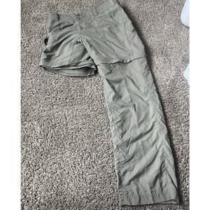 Columbia Titanium Women's Hiking Pants Convertible Nylon Size 12 Zip Off Shorts